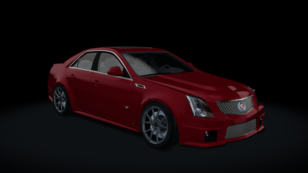 Cadillac CTS-V, skin crystal_red