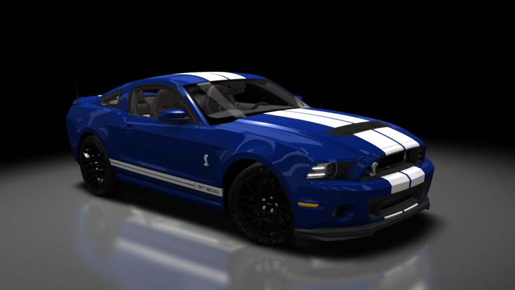 Shelby Ford Mustang GT500, skin deep_impact_blue_1