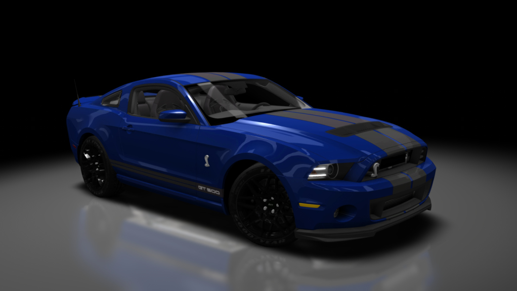 Shelby Ford Mustang GT500, skin deep_impact_blue_2