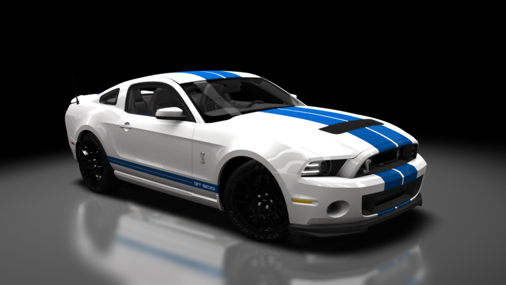 Shelby Ford Mustang GT500, skin performance_white_1
