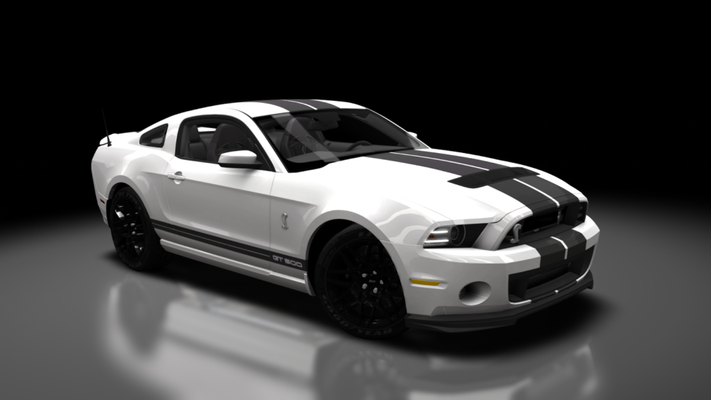 Shelby Ford Mustang GT500, skin performance_white_2