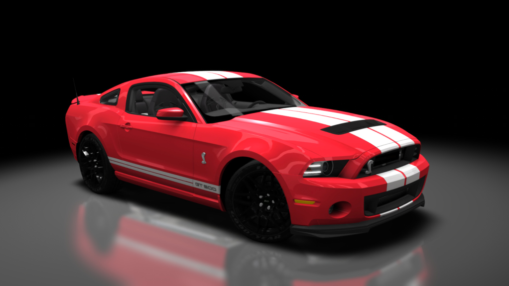 Shelby Ford Mustang GT500, skin race_red_1