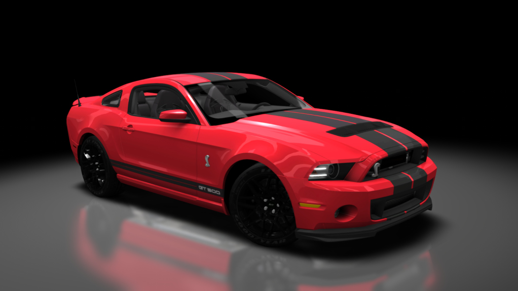 Shelby Ford Mustang GT500, skin race_red_2