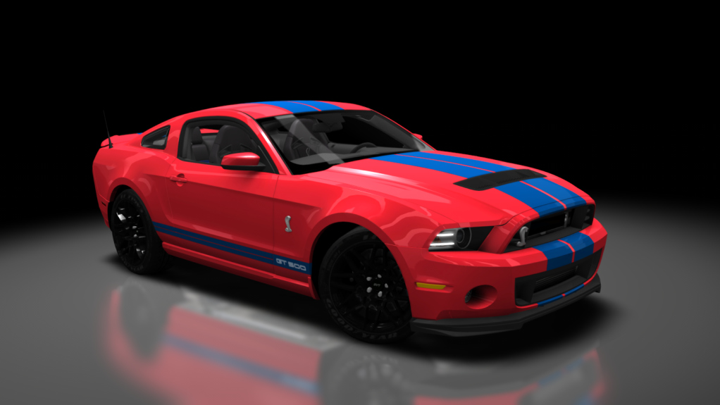 Shelby Ford Mustang GT500, skin race_red_3