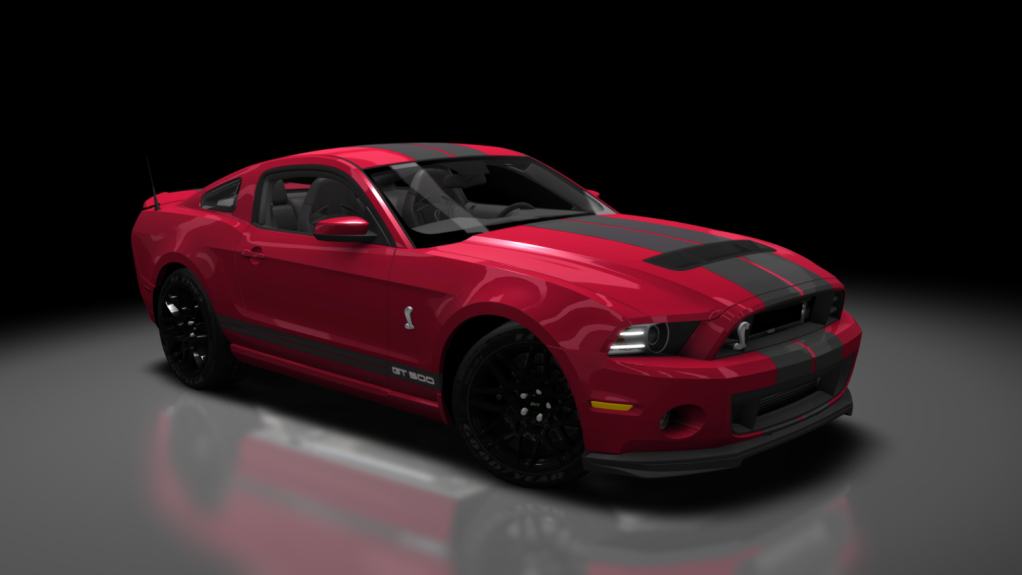 Shelby Ford Mustang GT500, skin red_candy_2