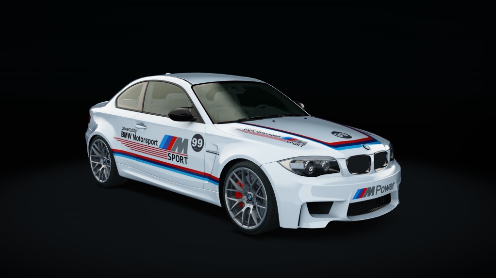 BMW 1M Stage 3, skin BMW_Motorsport_white_99