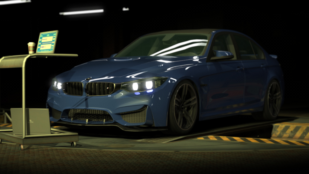 BMW M3 F30 AC Schnitzer '16, skin Monte_Carlo_Blue