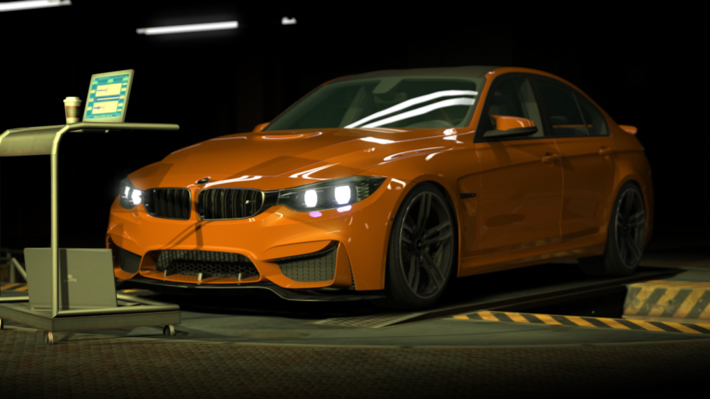 BMW M3 F30 AC Schnitzer '16, skin Orange