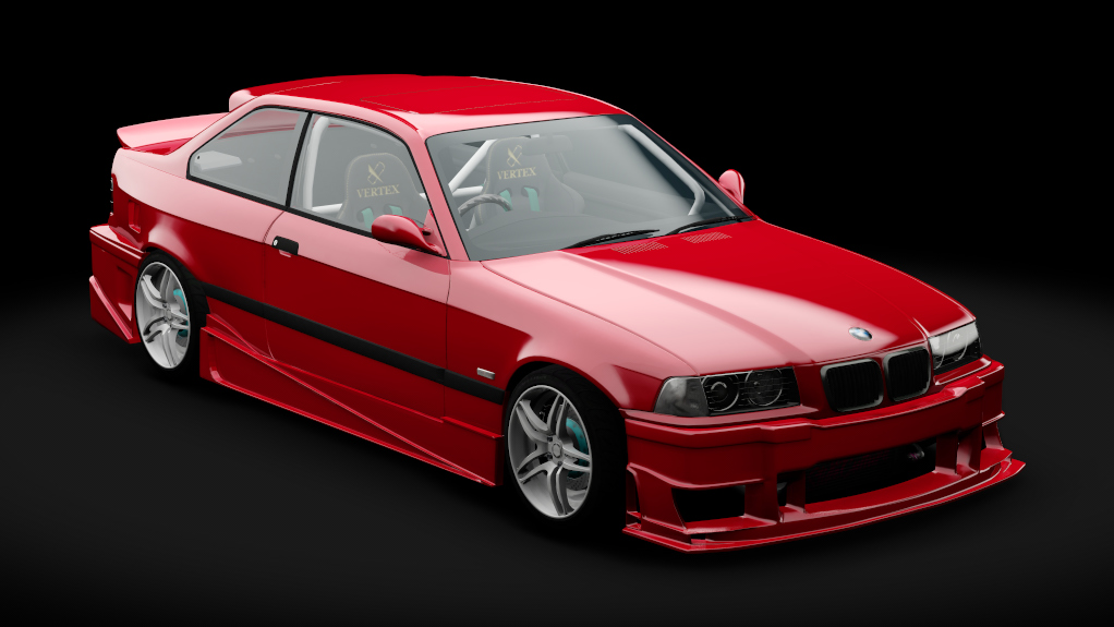 Boundless Racing STREET BMW E36 M3, skin I_Candy_Red