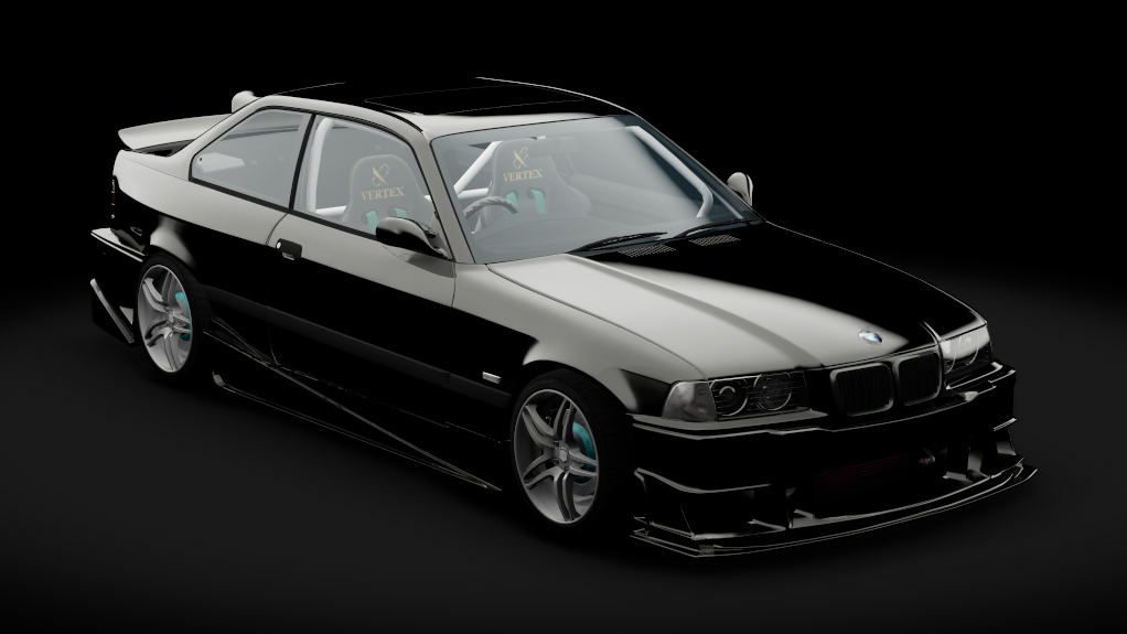 Boundless Racing STREET BMW E36 M3, skin brilliant_black