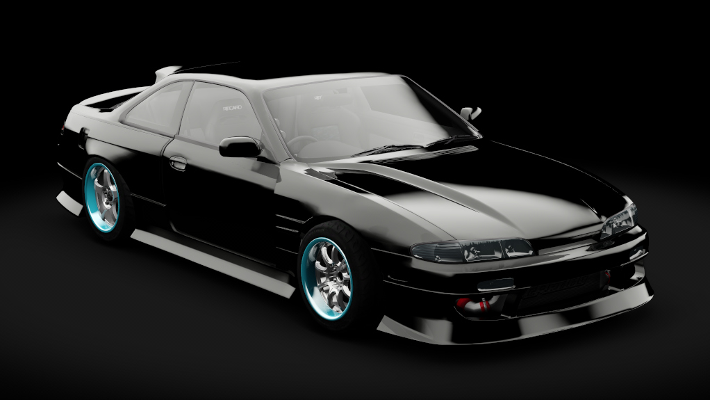 Boundless Racing STREET Nissan S14 Dmax, skin brilliant_black