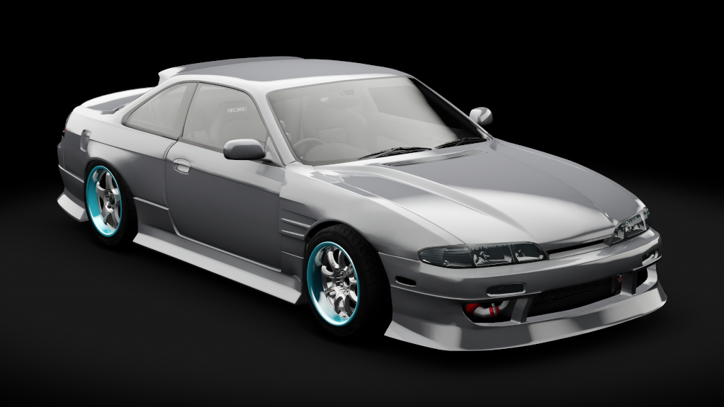 Boundless Racing STREET Nissan S14 Dmax, skin granite_silver_metallic