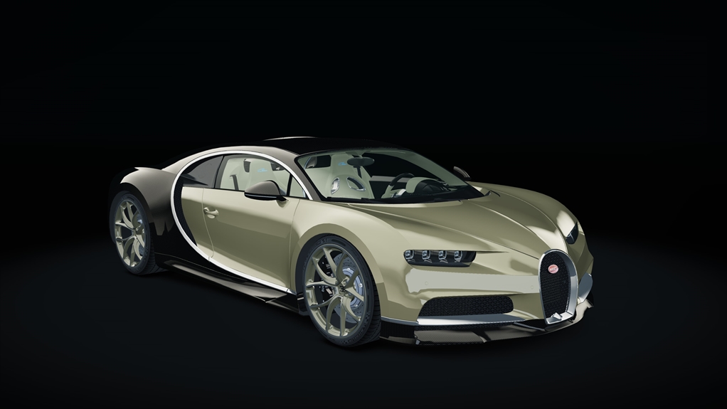 Bugatti Chiron, skin black_carbon_custom1