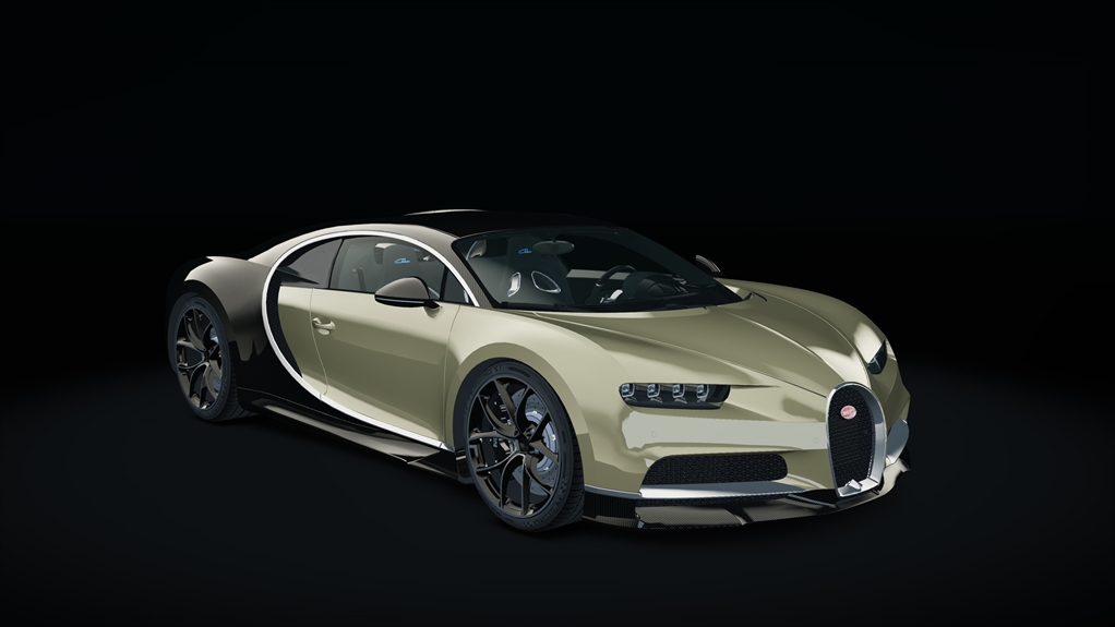 Bugatti Chiron, skin black_carbon_custom2