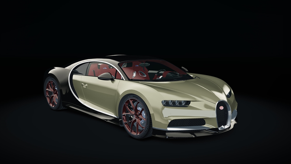 Bugatti Chiron, skin black_carbon_custom3