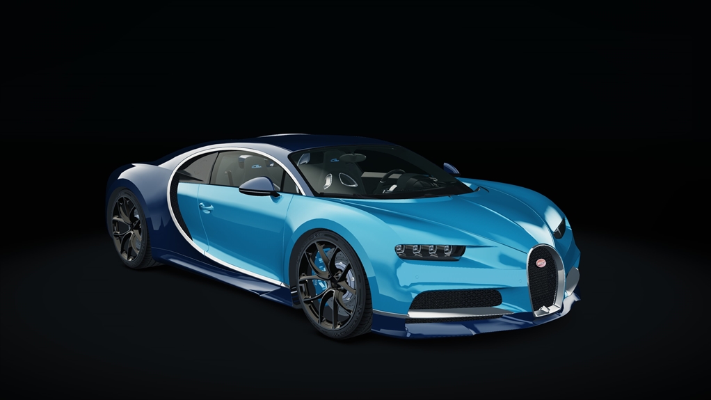 Bugatti Chiron, skin dark_blue_custom2