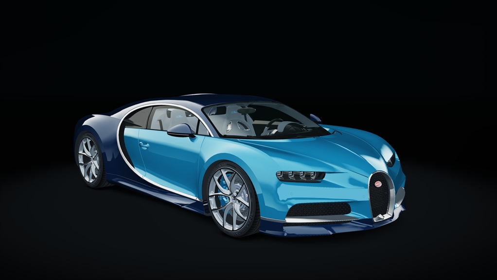 Bugatti Chiron, skin dark_blue_custom3