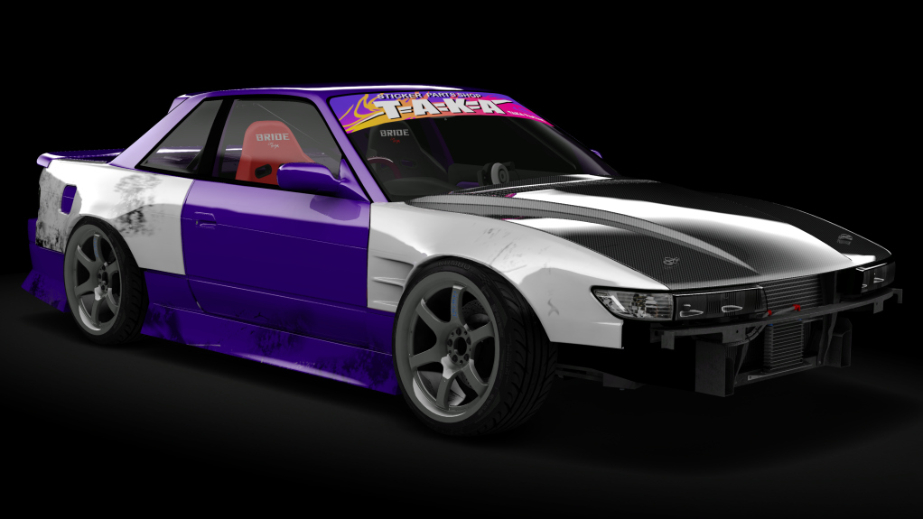 NStyle Nissan SILVIA K's (PS13) Meihan Spec, skin Missile_purle