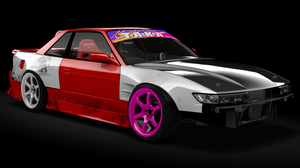 NStyle Nissan SILVIA K's (PS13) Meihan Spec, skin Missile_red