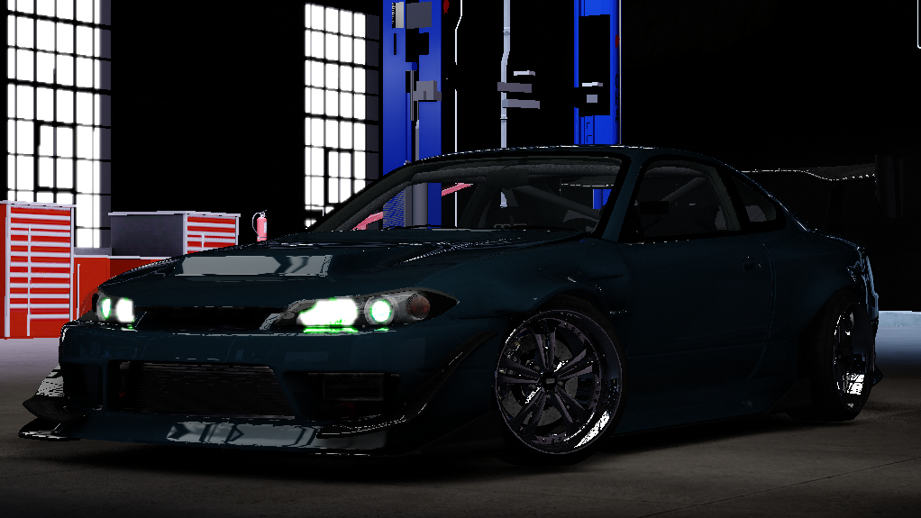 Chilly's Nissan Silvia S15, skin Marlin Blue