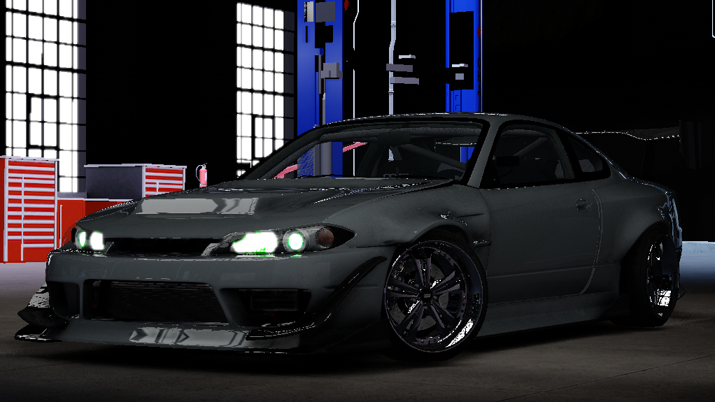 Chilly's Nissan Silvia S15, skin Silver Metallic