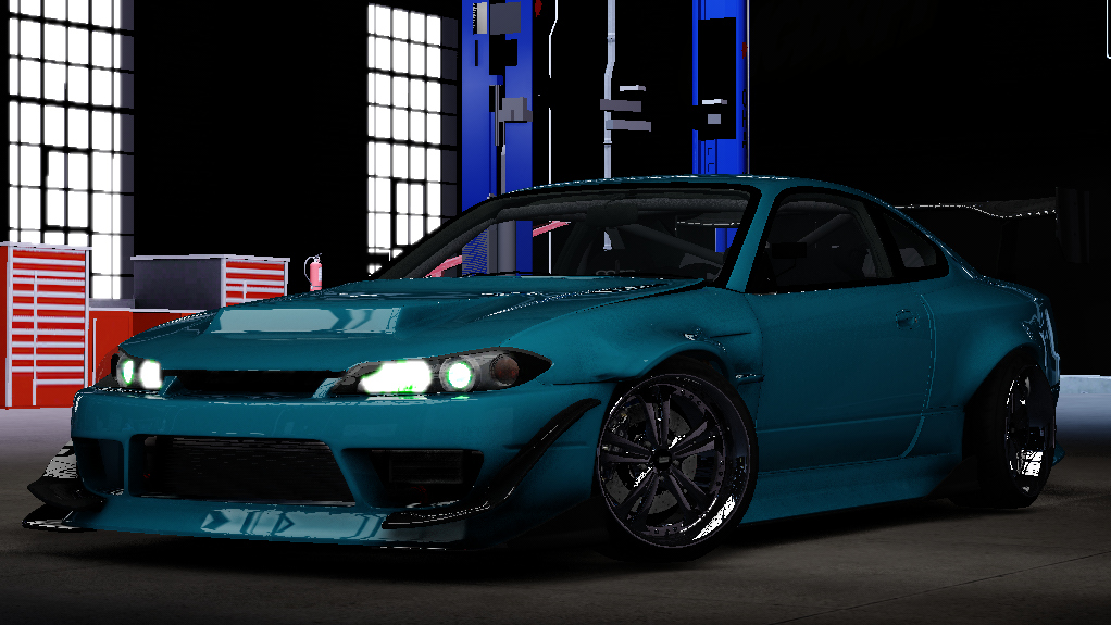 Chilly's Nissan Silvia S15, skin baby blue