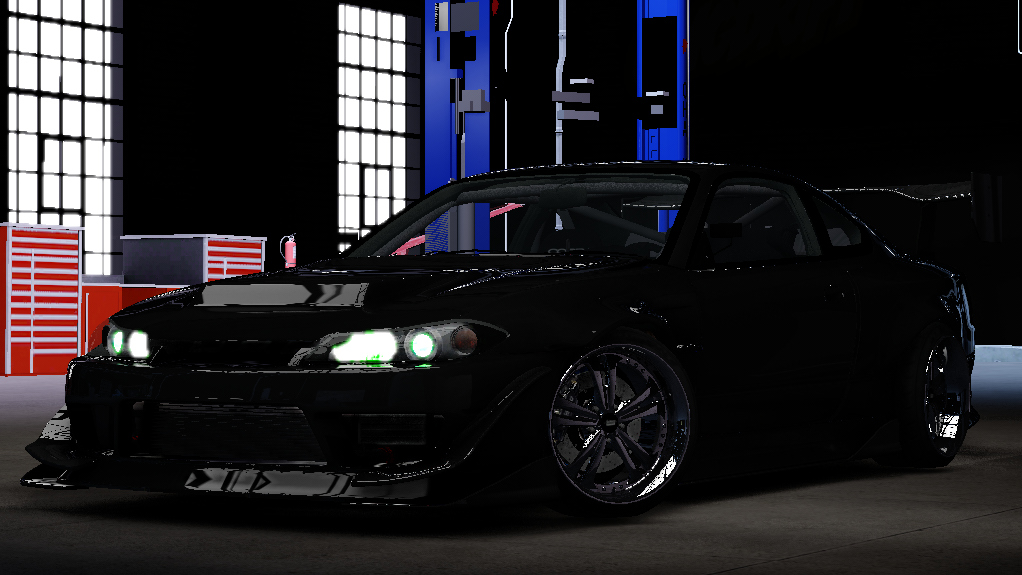 Chilly's Nissan Silvia S15, skin black