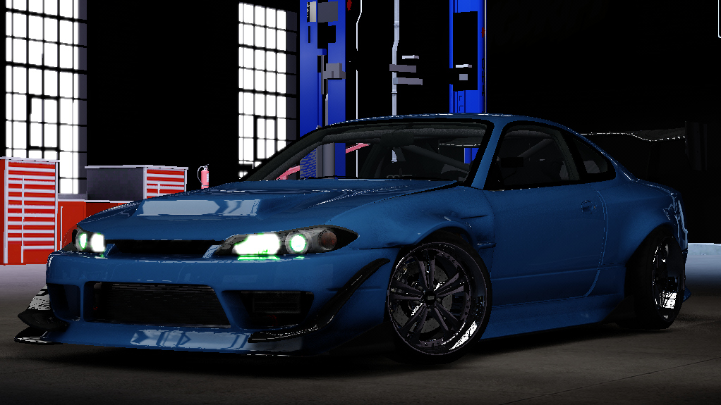 Chilly's Nissan Silvia S15, skin hyper blue
