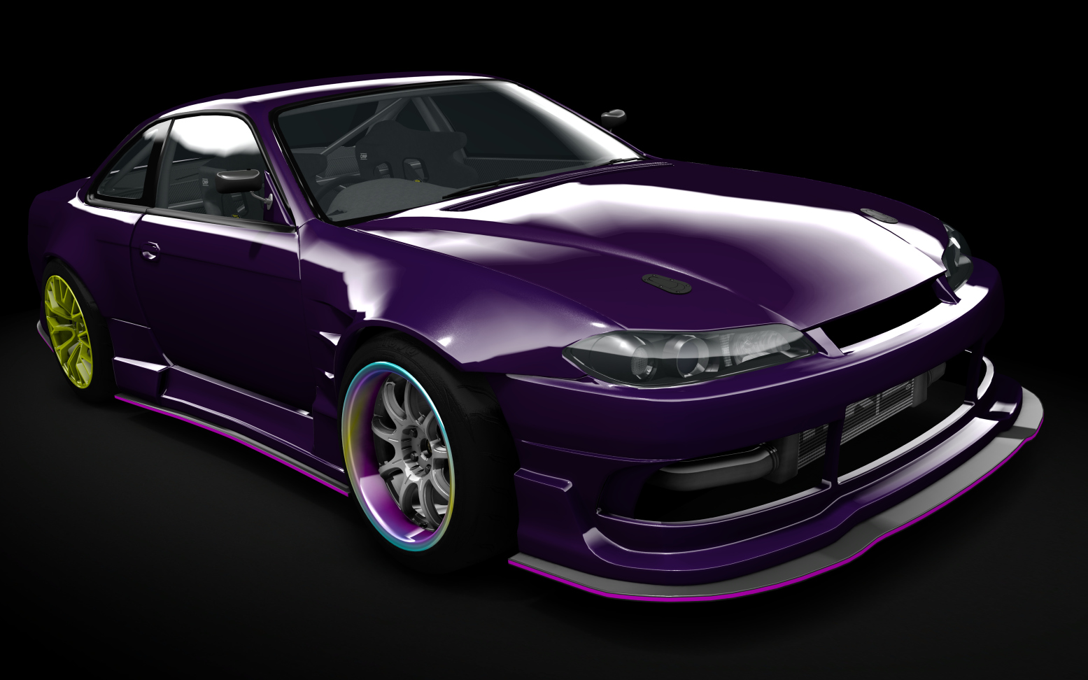 Nissan Silvia S14.5 OriginLABO, skin 01_midnight_purple