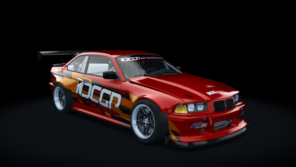 DCGP S8 BMW E36, skin red