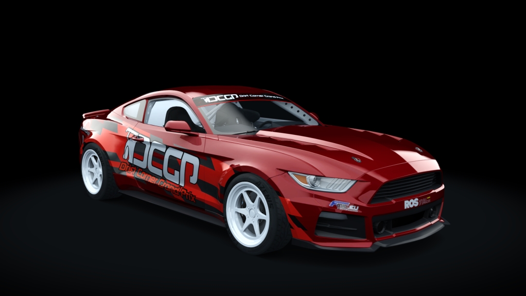 DCGP S8 FORD MUSTANG, skin red