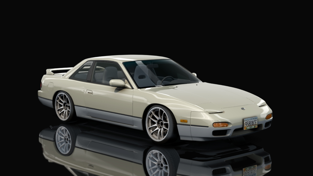 DWG Nissan 240sx Coupe, skin Two_Tone_Cream