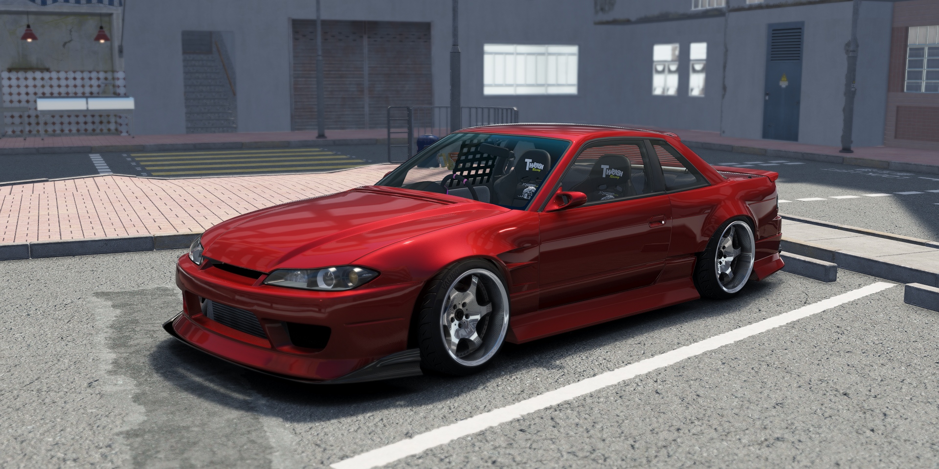 DWG Nissan Silvia s13.5 D-Max, skin Cherry Red