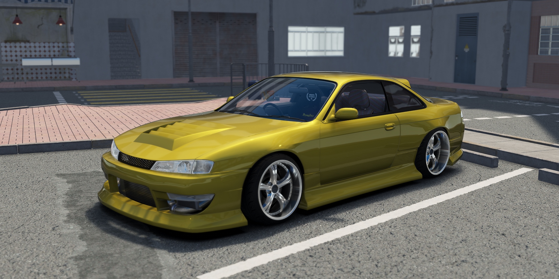 DWG Nissan Silvia S14 Kouki Doof, skin yellow