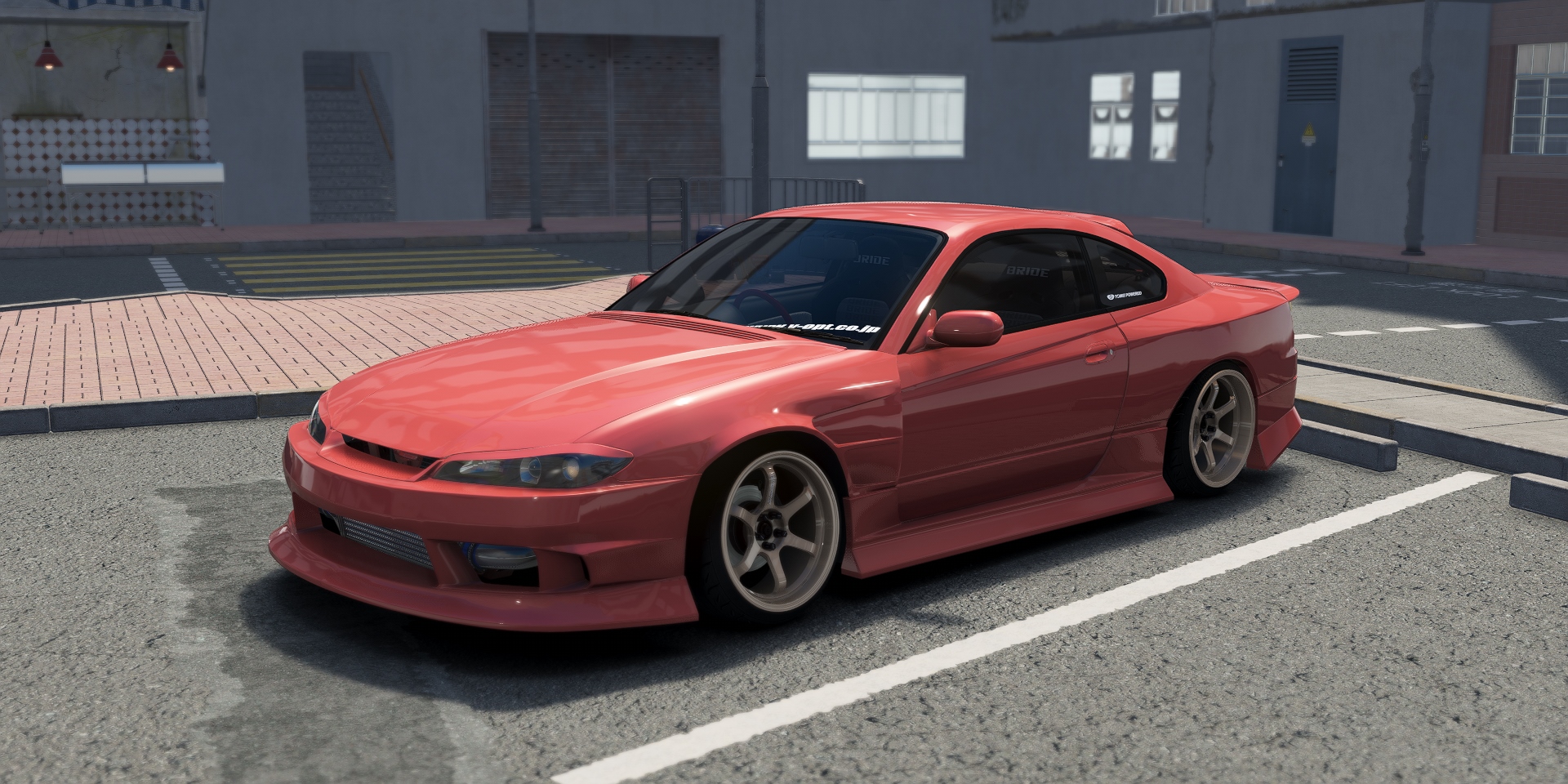 DWG Nissan Silvia S15 PS Duce, skin Aztec_Red