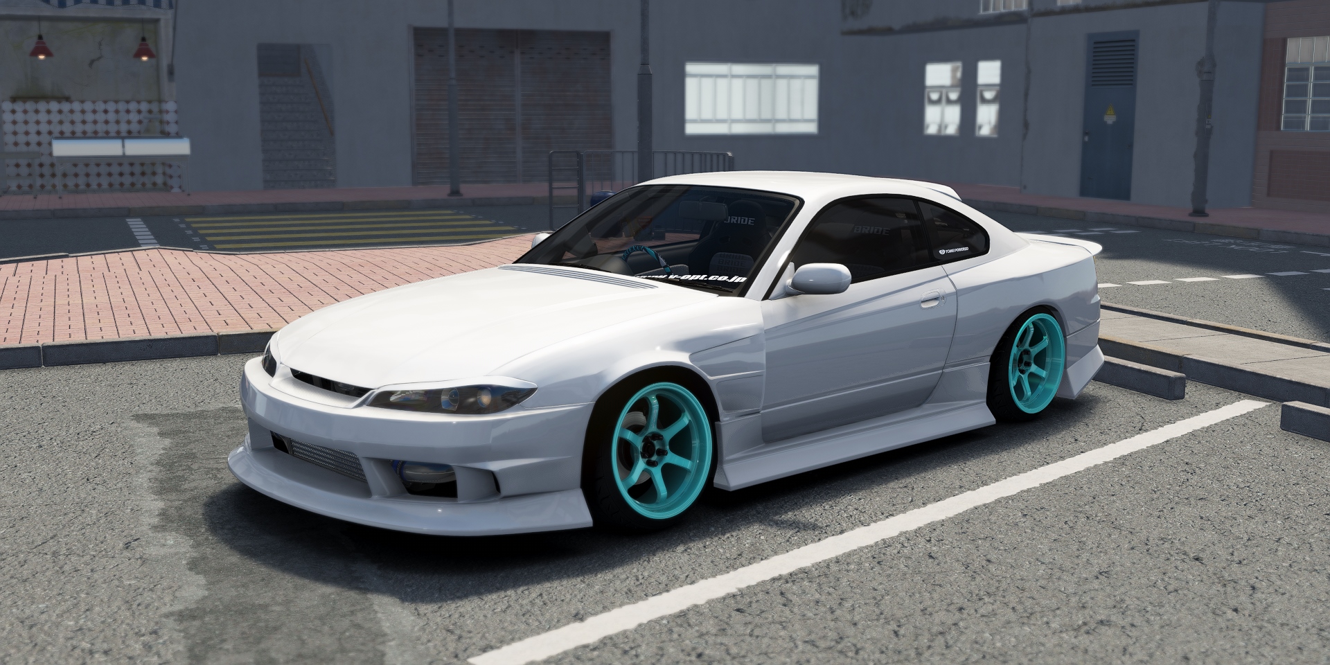 DWG Nissan Silvia S15 PS Duce, skin Crystal_White