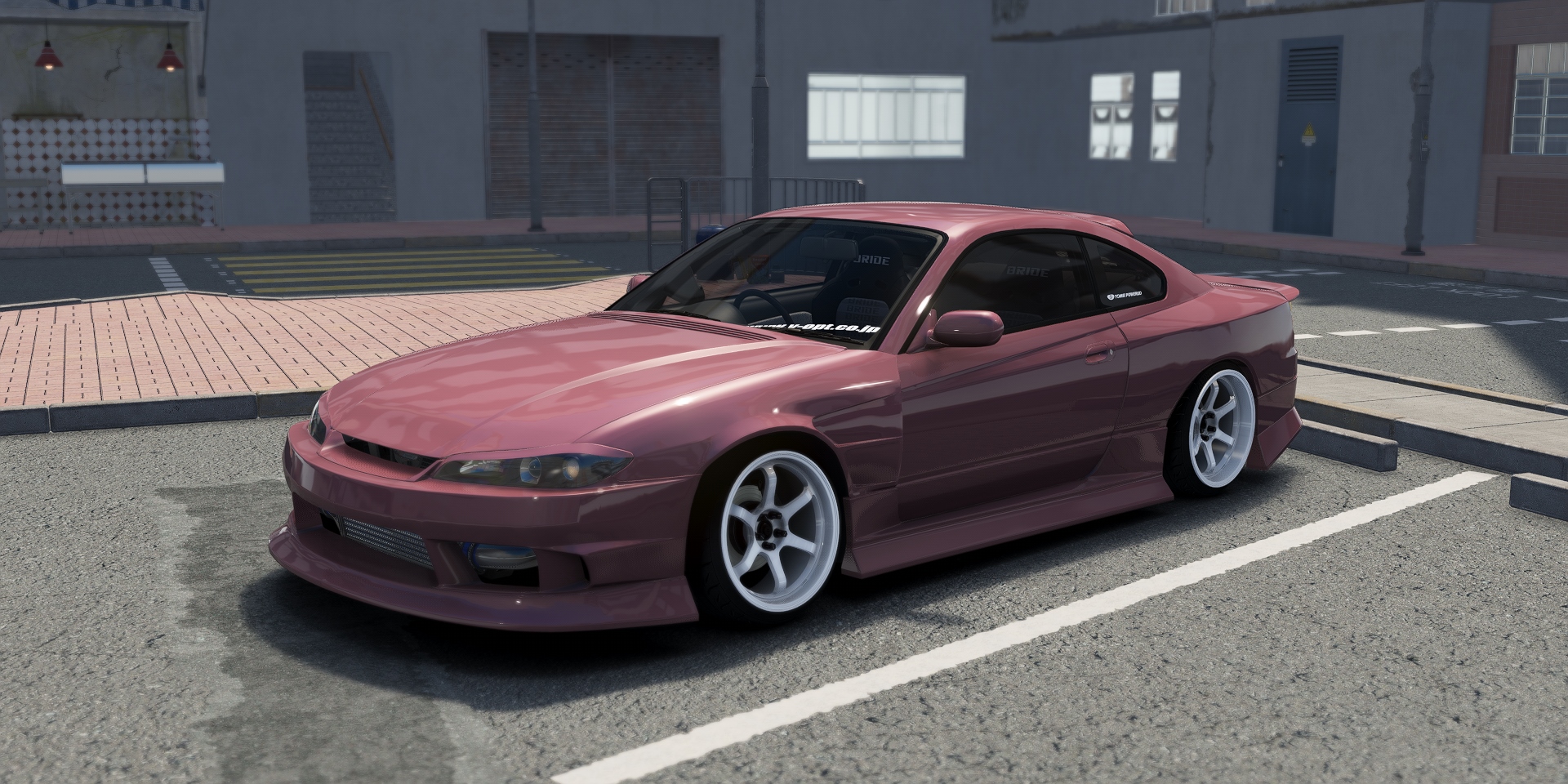 DWG Nissan Silvia S15 PS Duce, skin Flame_Red