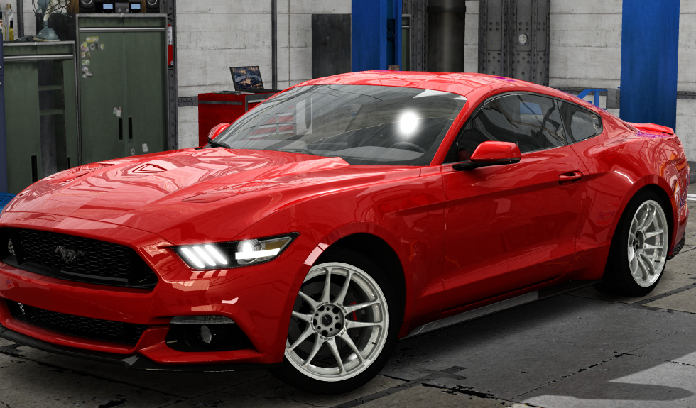 Ford Mustang Ecoboost Drift, skin 11_race_red