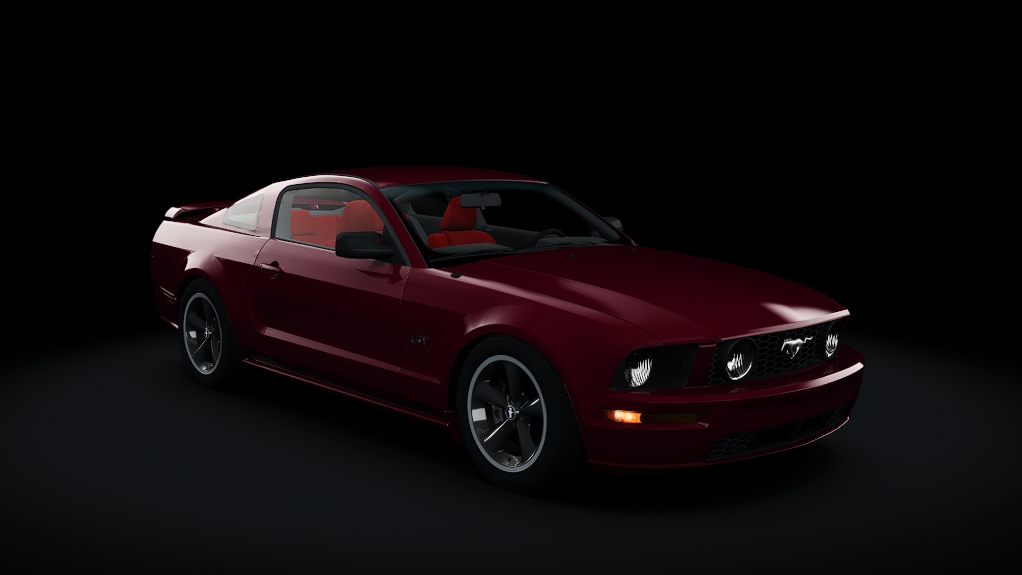 Ford Mustang GT [S197], skin Boss_Royal_Maroon