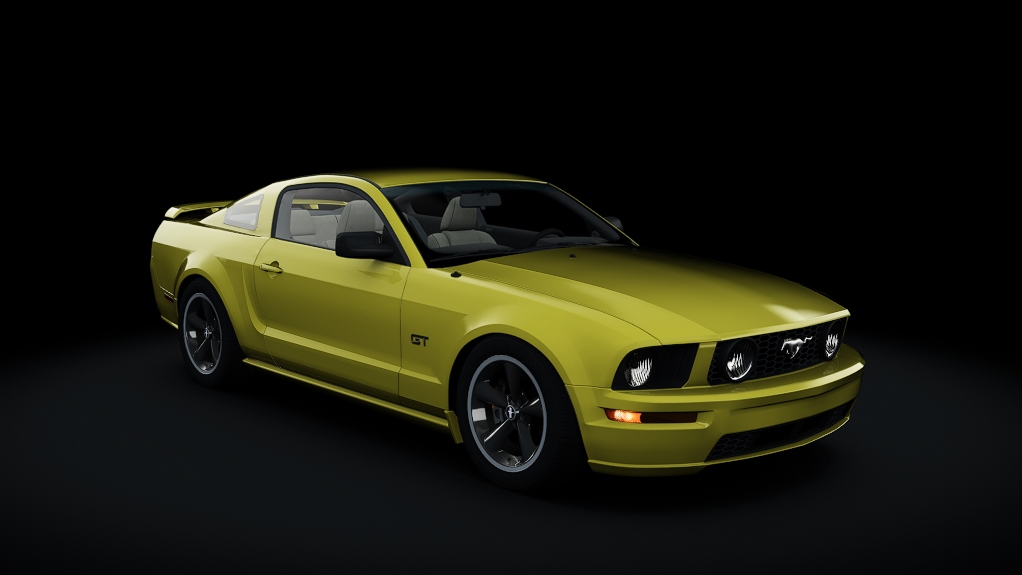 Ford Mustang GT [S197], skin Screaming_Yellow