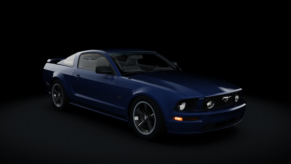 Ford Mustang GT [S197], skin Sonic_Blue