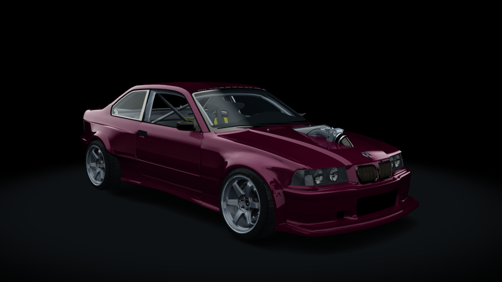 E36 HGK Chilly, skin maroon