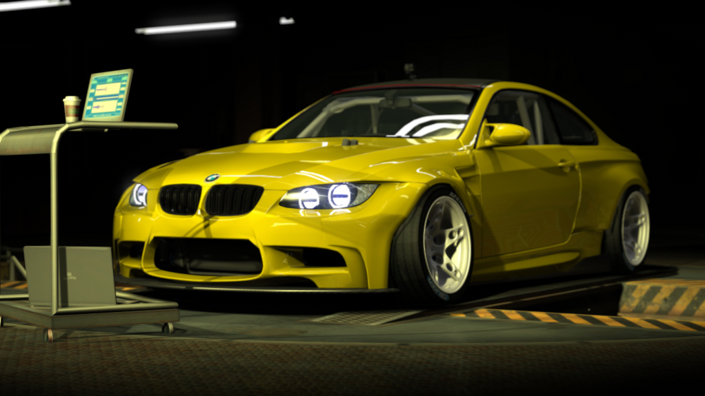 BMW E92 13, skin vivid_yellow