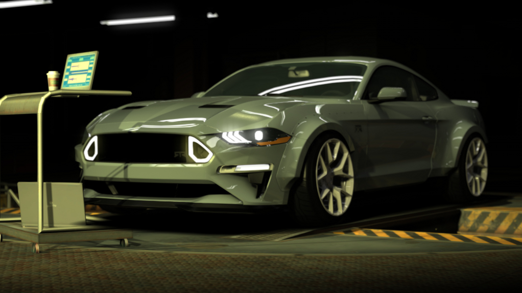 Ford Mustang RTR Spec 5D, skin Silver Metallic