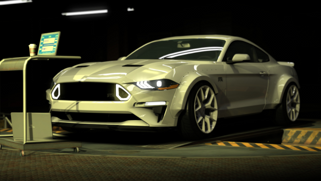 Ford Mustang RTR Spec 5D, skin frost white