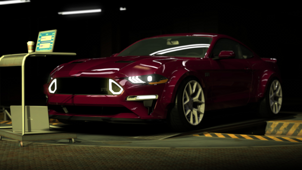 Ford Mustang RTR Spec 5D, skin maroon