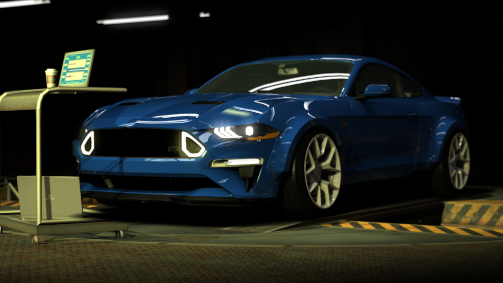 Ford Mustang RTR Spec 5D, skin wrbluepearl