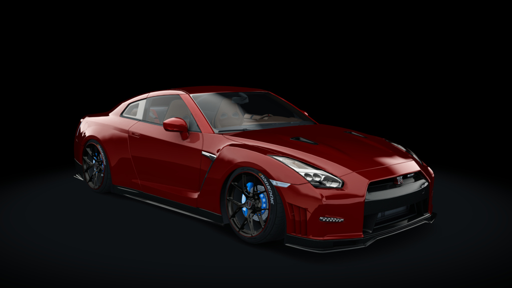 Gaza's Nissan GT-R, skin 02_solid_red_solid