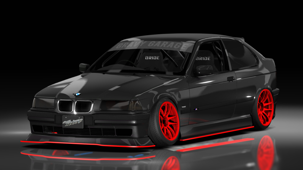GravyGarage Street e36 Compact, skin blacked out