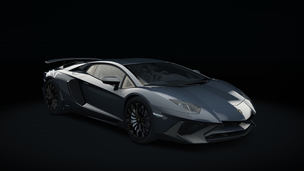 Lamborghini Aventador SV, skin 15_grigio_estoque_metal